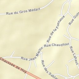 Chaumont-Gistoux Street Map