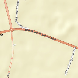Nagłowice Street Map