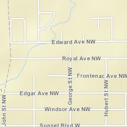 302-320 Edgar Avenue Northwest, Turner Street Map