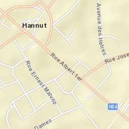 Hannut Street Map