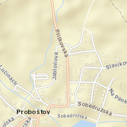 Proboštov Street Map