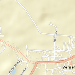 Verneřice Street Map