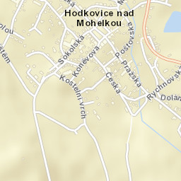 Hodkovice nad Mohelkou Street Map