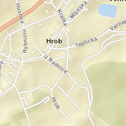 Hrob Street Map
