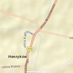 Henryków Street Map