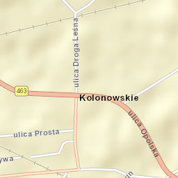 Kolonowskie Street Map