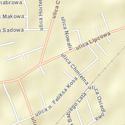 Chmielowice Street Map