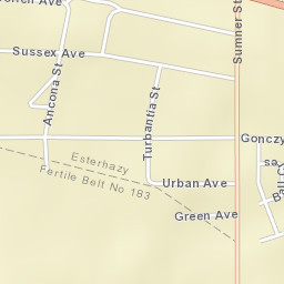 Esterhazy Street Map