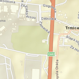 Trmice Street Map