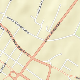 Jędrzejów Street Map