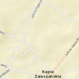 Kępie Żaleszańskie Street Map