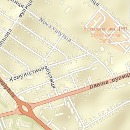 Borodianka Street Map