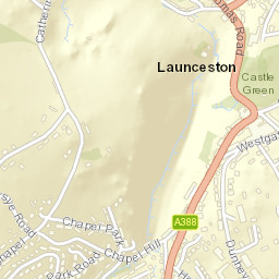 1 Western Rd, Launceston, Cornwall PL15, UK Street Map