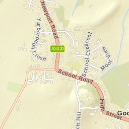 Godshill Street Map