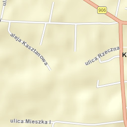 Koszęcin Street Map