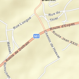 Baelen Street Map