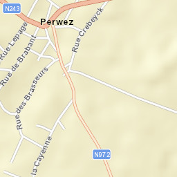 Perwez Street Map