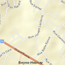 Beyne-Heusay Street Map