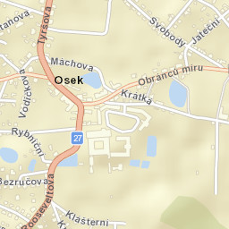 Osek Street Map