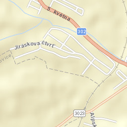 Meziměstí Street Map