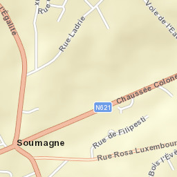 Soumagne Street Map