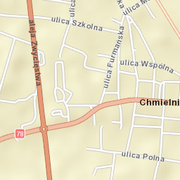 Chmielnik Street Map
