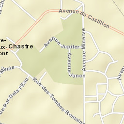 Chastre-Villeroux-Blanmont Street Map