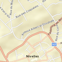 Nivelles Street Map