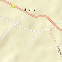 Gnojno Street Map