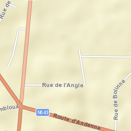 Éghezée Street Map