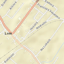 Lom u Mostu Street Map