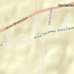 Gniazdów Street Map