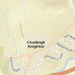 Chudleigh Knighton Street Map