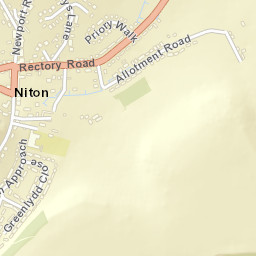 Niton Street Map