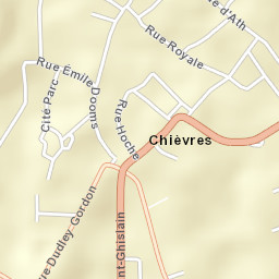 Chièvres Street Map