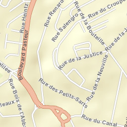 Seraing Street Map