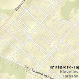 Klavdiyevo-Tarasove Street Map