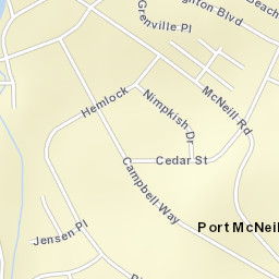 Port McNeill Street Map