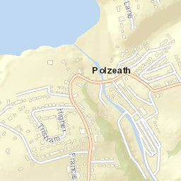 Polzeath Street Map