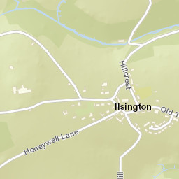 Honeywell Lane, Dartmoor National Park Street Map