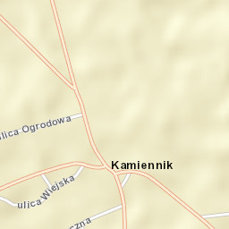 Kamiennik Street Map