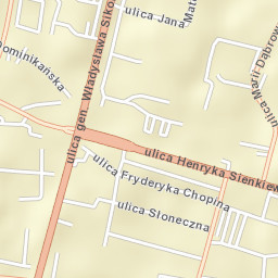 Tarnobrzeg Street Map