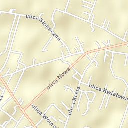 Pysznica Street Map
