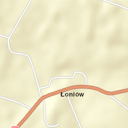 Łoniów Street Map