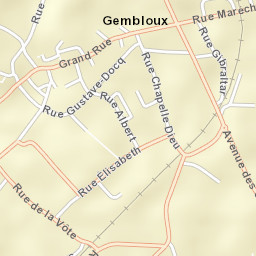 Gembloux Street Map