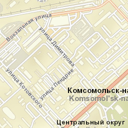 Komsomolsk-on-Amur Street Map