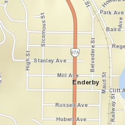 513 Cliff Avenue, Enderby, BC V0E 1V4 Street Map