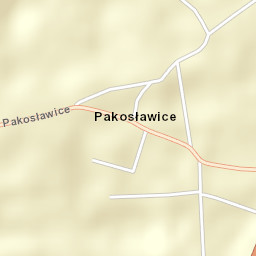 Pakosławice Street Map