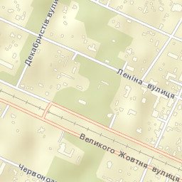 Vorzel’ Street Map
