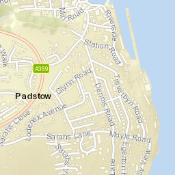 Padstow Street Map